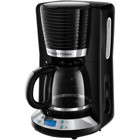Russell Hobbs Inspire 24391-56 (Siyah) Zaman Ayarlı Filtreli Karaf 1250 ml Hazne Kapasiteli 15 Fincan Akıllı 1100 W Siyah Filtre Kahve Makinesi