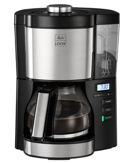 Melitta Look V Timer 1025-08 Zaman Ayarlı Filtreli Karaf 1250 ml Hazne Kapasiteli 15 Fincan Akıllı 1000 W Siyah Filtre Kahve Makinesi