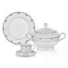 Schafer SHF-5063 85 Parça 12 Kişilik Desenli Yuvarlak Yemek Takımı