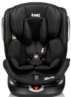 Kanz Gofix Isofix 360 Derece Dönen Yatabilen Yükseklik Ayarlı Sürüş Yönü Oto Koltuğu Siyah