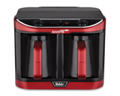 Fakir Kaave Dual Pro Tek Hazneli Otomatik 2300 ml Su Hazneli Akıllı 1470 W Kırmızı Türk Kahvesi Makinesi