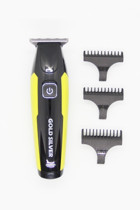 Gold Silver GS-550 Saç Sakal ve Ense 3 Başlıklı Çok Amaçlı Kablosuz Sarı Tıraş Makinesi