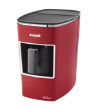 Arçelik K 3400 Tek Hazneli Otomatik 1100 ml Su Hazneli 3 Fincan Akıllı 670 W Kırmızı Türk Kahvesi Makinesi
