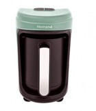 Homend Vintage Pottoman Tek Hazneli Otomatik 300 ml Su Hazneli 5 Fincan Sütlü Kahve Yapan 535 W Yeşil Türk Kahvesi Makinesi