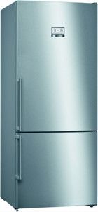 Bosch KGN76AIF0N Çift Kapılı Statik F Enerji Sınıfı 526 lt Inox Alttan Donduruculu Solo Kombi Tipi Buzdolabı