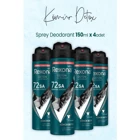 Rexona Kömür Detox Sprey Erkek Deodorant 4x150 ml