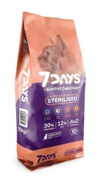 7 Days Sterilised Balıklı Yetişkin Kuru Kedi Maması 10 kg