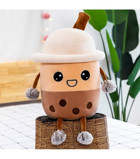 Yystore Kabarcık Süt Çay Gülen Şekli Peluş Oyuncak
