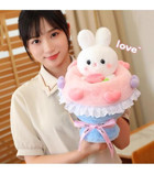 Oloey Dönüştürülmüş Tavşan Buketi Bebek 30 cm Peluş Oyuncak