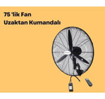 Öztümsan 75 CM Kumandalı Duvar Sanayi Tipi Vantilatör