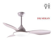 Kaşkar F48210 Kumandalı Gri Tavan Vantilatörü