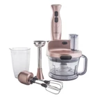 Karaca Doğrayıcılı Rendeli Çırpıcı 2000 W Rose Gold Mutfak Robotu