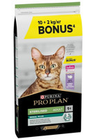 Pro Plan Sterilised Hindi Etli Yetişkin Kuru Kedi Maması 10 + 2 kg