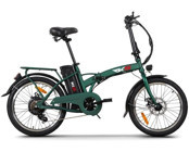 Rks MX-25 250 W 35 Km 20 Jant 6 Vites Katlanır Şehir / Tur Elektrikli Bisiklet Yeşil