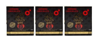 48 Hours Bitter-Ginsengli Çikolata 16 gr 3 Adet
