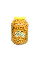 Hatay Köy Pazarı Salamura Kırma Yeşil Zeytin Pet Kavanoz 5 kg