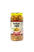 Ferhatoğlu Çizik Yeşil Zeytin Kavanoz 1 kg