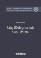 Satoş Sözleşmesinde Ayıp Bildirimi Kübra Yıldız On İki Levha Yayıncılık