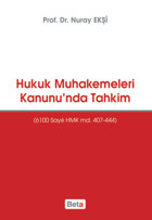 Hukuk Muhakemeleri Kanunu'nda Tahkim Nuray Ekşi Beta Yayınları