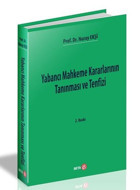 Yabancı Mahkeme Kararlarının Tanınması ve Tenfizi Nuray Ekşi Beta Yayınları