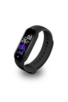 MF PRODUCT Wear 0652 Adımsayar Su Geçirmez Android-iOS Dokunmatik Akıllı Bileklik Siyah