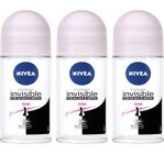 Nivea Black&White Invisible Clear Roll-On Kadın Deodorant 3x50 ml
