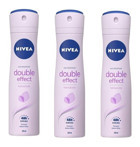 Nivea Double Effect Sprey Kadın Deodorant 3x150 ml
