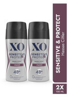 Xo Sensitive&Protect Sprey Erkek Deodorant 2x150 ml