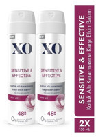 Xo Sensitive&Effective Sprey Kadın Deodorant 2x150 ml
