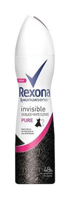 Rexona Black&White Invisible Pure Sprey Kadın Deodorant 150 ml
