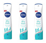 Nivea Dry Fresh Sprey Kadın Deodorant 3x150 ml