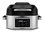 Karaca Gastro Grill Airfryer 6 lt Tek Hazneli Izgara Yapan Led Ekranlı Yağsız Sıcak Hava Fritözü Gümüş