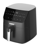 Eratec AF-66 Airfryer 5.5 lt Tek Hazneli Izgara Yapan Led Ekranlı Yağsız Sıcak Hava Fritözü Siyah