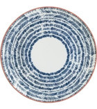 Chichi Home Blue Pino 24 Parça 6 Kişilik Porselen Yuvarlak Yemek Takımı