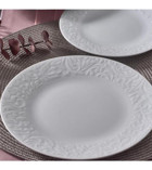 Güral Porselen Bronte 24 Parça 6 Kişilik Porselen Yuvarlak Yemek Takımı