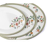 Mikasa Moor Blossom 74 Parça 12 Kişilik Porselen Elips Yemek Takımı