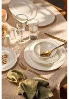 Emsan Alicia 60 Parça 12 Kişilik Bone China Porselen Yuvarlak Yemek Takımı