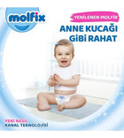 Molfix 5+ Numara Bantlı Bebek Bezi 132'li