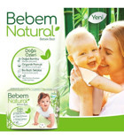 Bebem Natural 4 Numara Bantlı Bebek Bezi 180'li