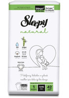 Sleepy Natural 1 Numara Bantlı Bebek Bezi 42'li