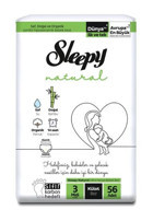 Sleepy Natural 3 Numara Külot Bebek Bezi 56'lı