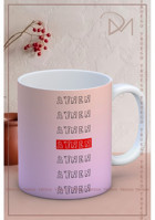 Truego Baskılı Kupa Bardak Seramik Mug - Aynen