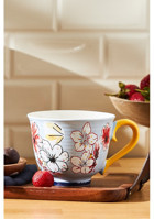 Emsan Jasmine New Bone Kupa 435 ml Mavi