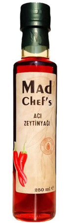 Mad Acılı Organik Polifenolsüz Cam Sızma Zeytinyağı 250 ml