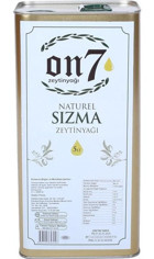 On7 Olgun Hasat Teneke Sızma Zeytinyağı 5 lt