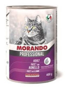 Morando Yetişkin Kuzu Etli Parça Etli Yaş Kedi Maması 24x400 gr
