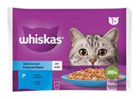 Whiskas Pure Delight Yetişkin Somon-Ton Balığı Jöleli-Parça Etli Yaş Kedi Maması 4x85 gr