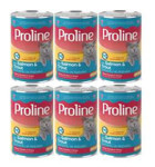 Proline Yetişkin Alabalık-Somon Parça Etli-Soslu Yaş Kedi Maması 6x400 gr