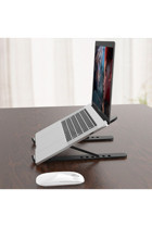 Enfein Katlanabilir Metal Dikey Ayarlanabilir Taşınabilir Ayaklı Hareketli Laptop Standı