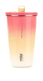Tyeso Candy Tumbler Paslanmaz Çelik 600 ml Outdoor Termos Pembe